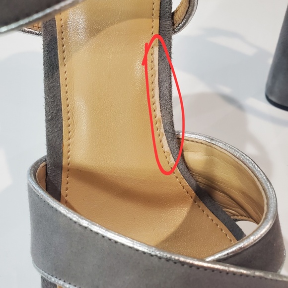 Michael Kors Lexi Suede Platform Heels Size 6.5 - Picture 8 of 9